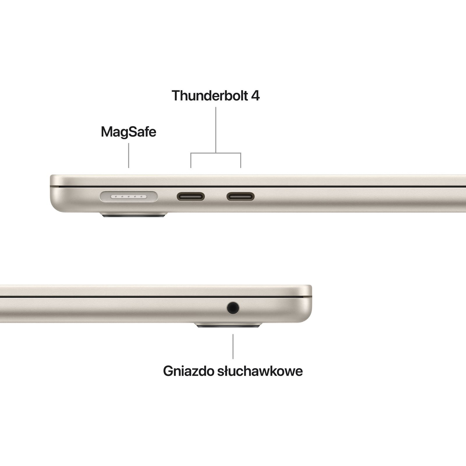 Apple MacBook Air 13 M4 24GB RAM 512GB SSD - Księżycowa poświata mistermac