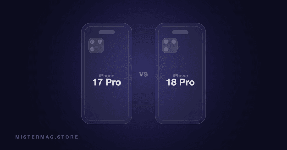 Porównanie iPhone 17 Pro i iPhone 18 Pro - Mistermac.store